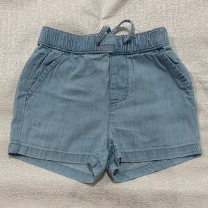 Janie and Jack Light Blue Pull-On unisex Shorts